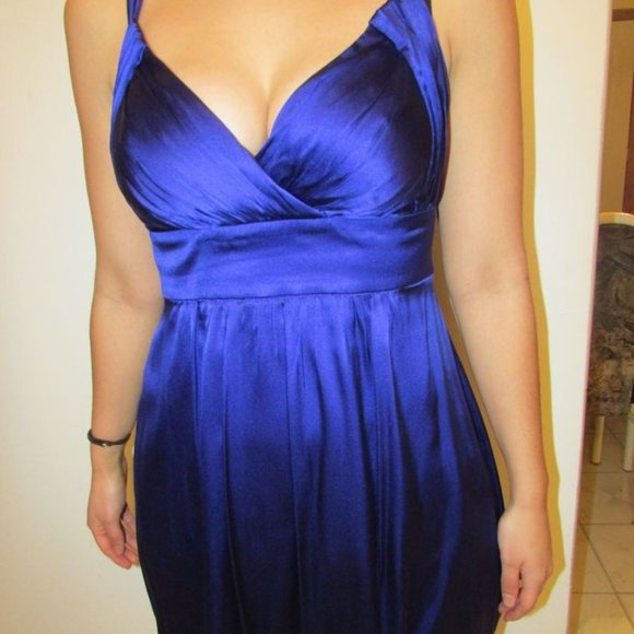 COPY - Stunning Metallic Blue/Purple Dress from Marciano - Picture 1 of 4